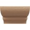 Ekena Millwork 6in. W x 4in. H x 32in. L Ridgewood Woodgrain TimberThane Rafter Tail, Primed Tan RFTUR06X04X32RIDRCPR - alternate 6